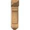 Ekena Millwork Olympic Arts and Crafts Smooth Bracket w/ Offset Brace, Western Red Cedar, 7 1/2"W x 18"D x 30"H BKT0806X18X30OLY03SWR - alternate 2